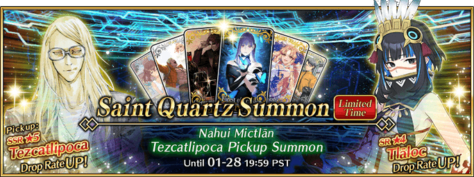 Lostbelt 7 Nahui Mictlan Tezcatlipoca Pickup Summon